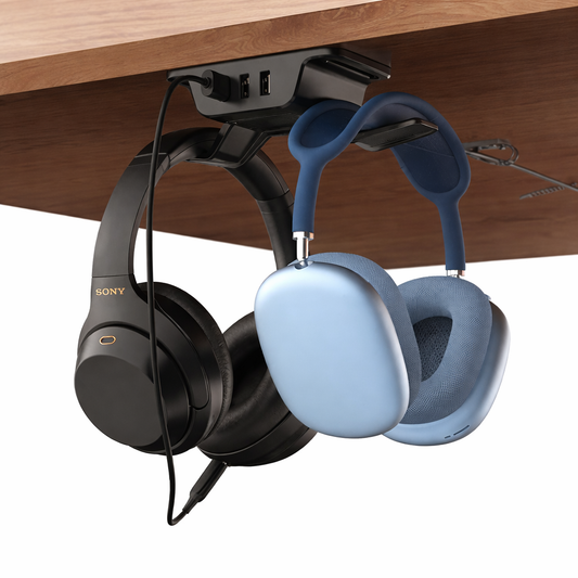 Under‑Desk Headphone Hook